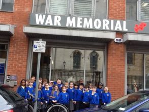 Our trip to the War Memorial ( Mrs McCartan's Class)