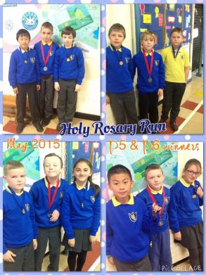 Holy Rosary Run - P5 & P6 winners 