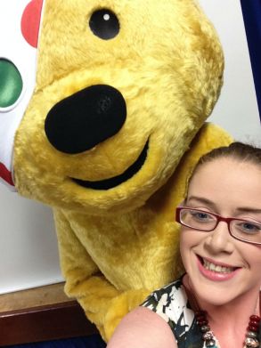 Pudsey the Bear Visits Holy Rosary Primary School 