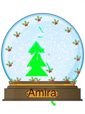 Christmas Snow Globes in I.C.T.