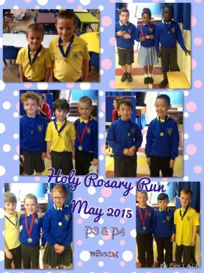 Holy Rosary Run - P3 & P4 winners 